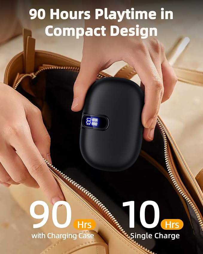 AI Translation Earbuds Real Time 164 Languages Translator Ear Buds 90H Playtime - Image 6
