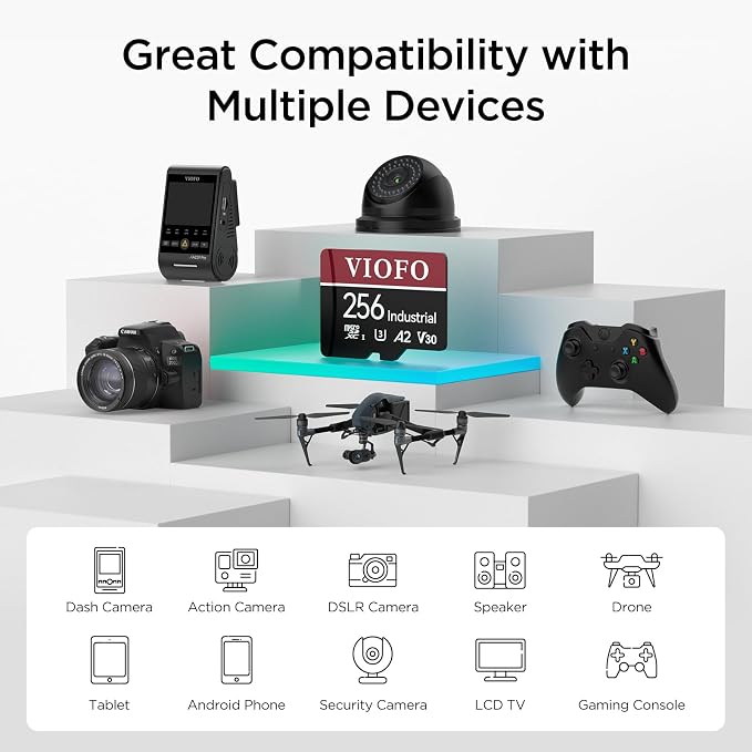 VIOFO 256GB Industrial Grade High Endurance microSDXC Card - Image 6