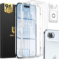UNBREAKcable iPhone 17 Air Screen Protector 3-Pack, Upgraded Dual-Tempered by UNBREAKcable