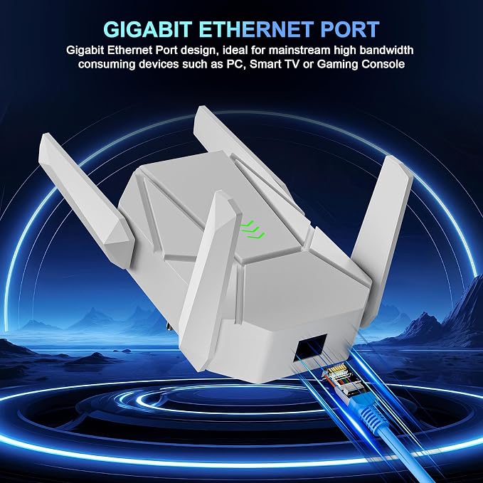 WiFi Extender, 2026 15X Fastest WiFi 6 Booster AX1800 Dual Band 17, 999 sq.ft - Image 5