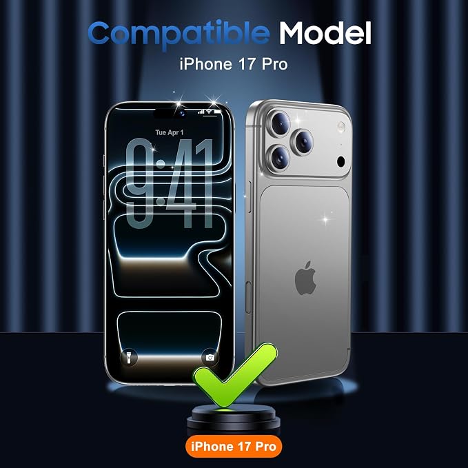 UniqueMe Compatible for 3 Pack iPhone 17 Pro Camera Lens Protector - Image 7