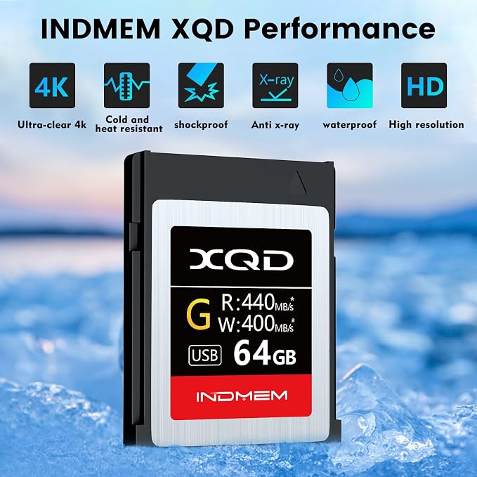 XQD 64GB Memory Card, 5X Tough MLC XQD Flash Memory Card High Speed G Series| - Image 2