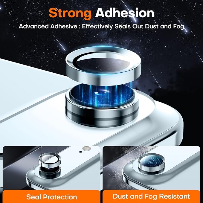 Camera Lens Protector for iPhone Air, Sapphire Glass Metal Individual Camera - Image 2