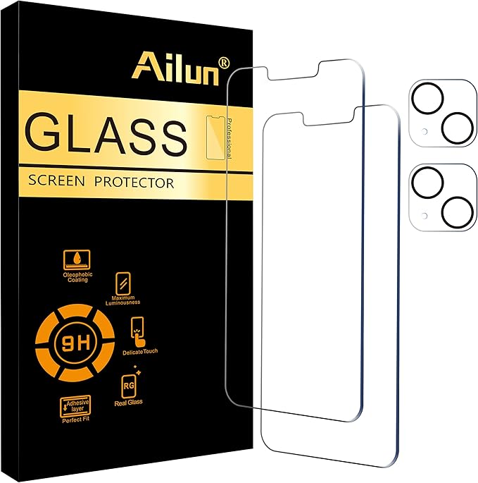 Ailun 2 Pack Screen Protector for iPhone 13 mini Display 2021 by Ailun