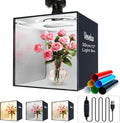 Photo Studio Light Box Photography, 6 Color Backdrops & 1 Diffuser by Vevelux