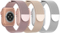 3 Pack Mesh Metal Band Compatible by Steezrd