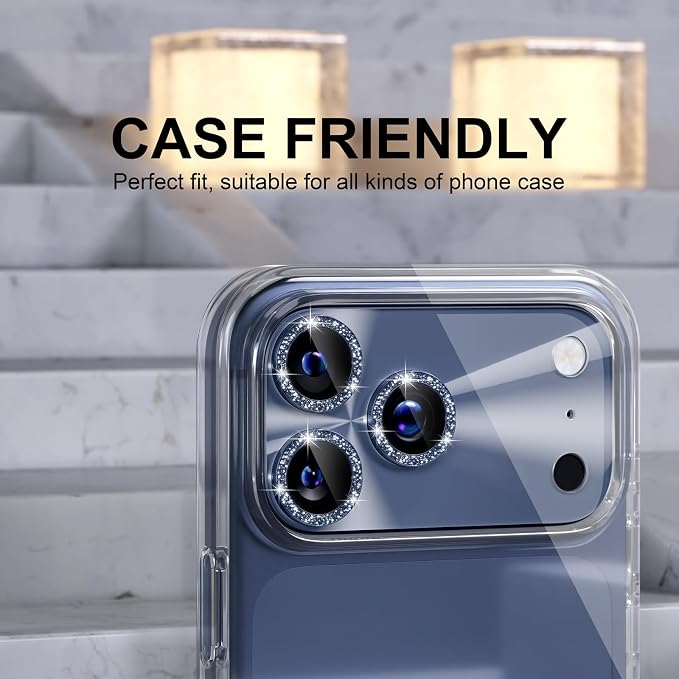 Choiche Compatible for iPhone 17 Pro Max Camera Lens Protector, Bling Camera - Image 4