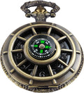 Men's Pocket Watch, Arabic Digital Dial Pocket Watches by Whodoit