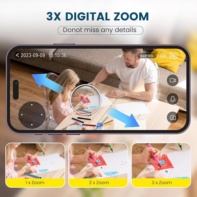 litokam 5MP Indoor Security Camera, 5G/2.4G WiFi Home Security Cameras - Image 7
