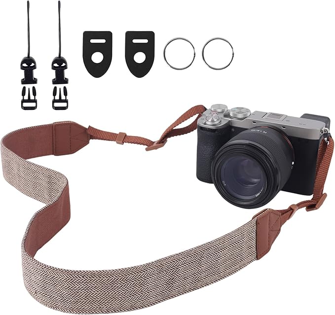 Camera Strap, Premuim Cotton Neck Shoulder Strap, Adjustable Neck Belt by Unknown