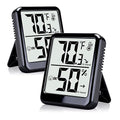 2-Pack Room Thermometer Indoor Hygrometer by Ayawiss
