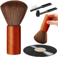Ziliny 3 Pcs Vinyl Record Cleaning Brush Wooden Anti Static Dust Record Vinyl by Ziliny