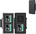 4 Slots CF Card Holder, Water-Resistance Anti-Shock Compact Flash Card Case by JJC