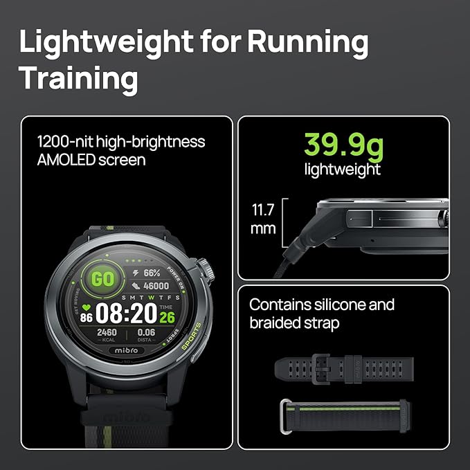 mibro GS Active2 Running GPS Smartwatch - Image 2