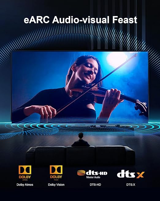 10K 8K 4K HDMI 2.1 Cable, CL3 Rated in Wall 48Gbps Ultra High Speed Cable 40 - Image 3