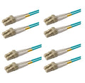 SpeedyFiberTX 4-Pack 1 Foot Multimode 10G OM3 50/125 Fiber Optic Patch Cable by SpeedyFiberTX