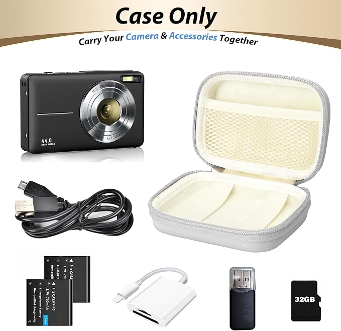 Digital Camera Case for CAMKORY, KODAK PIXPRO FZ45/FZ55, Canon IXUS 285 HS - Image 4