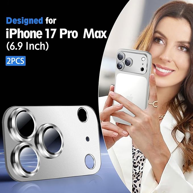 SiHPuoy 2 Pack Camera Lens Protector - Image 2
