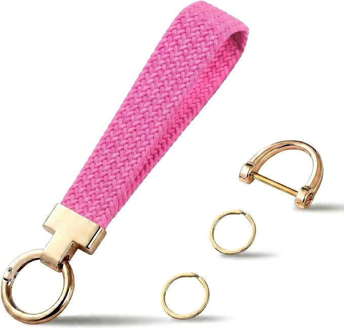 Weixiltc Keychain Wristlet for Women, Elastic Woven Lanyard by Weixiltc