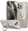 toushion 3 in 1 for iPhone 15 Pro Max Case Stand |Build in Kickstand, Screen by Unknown