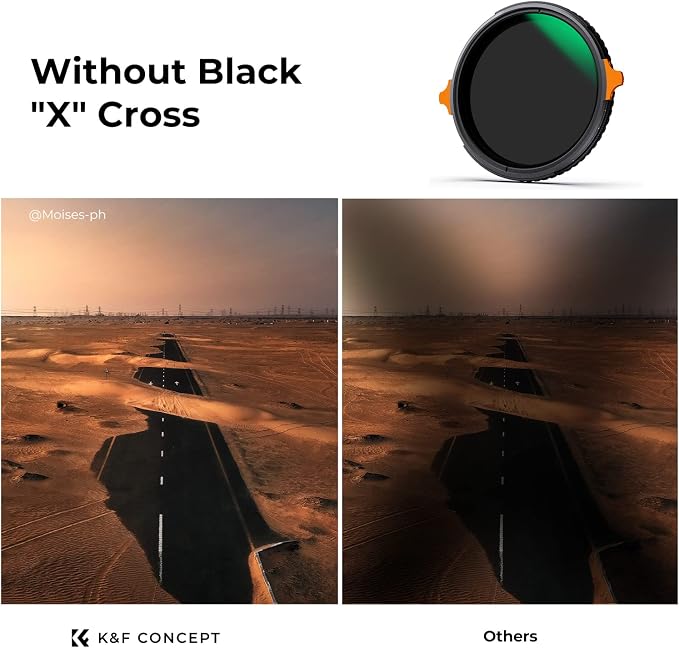 K&F CONCEPT 52mm ND4-64 ND Lens Filter Variable & CPL Polarizers Filter 2-in-1 - Image 3
