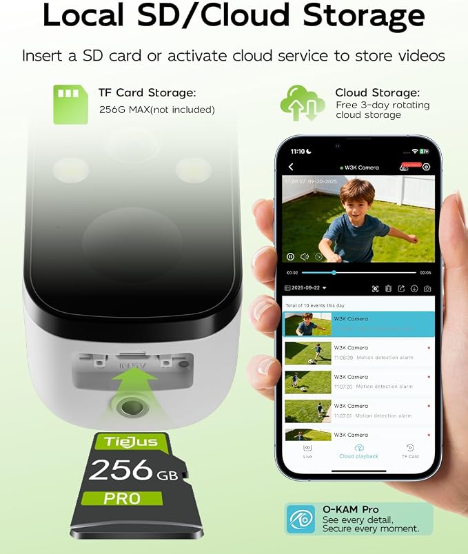 2K Solar Security Cameras Wireless Outdoor, 2.4G/5G WiFi, Powered by Sun - Image 7