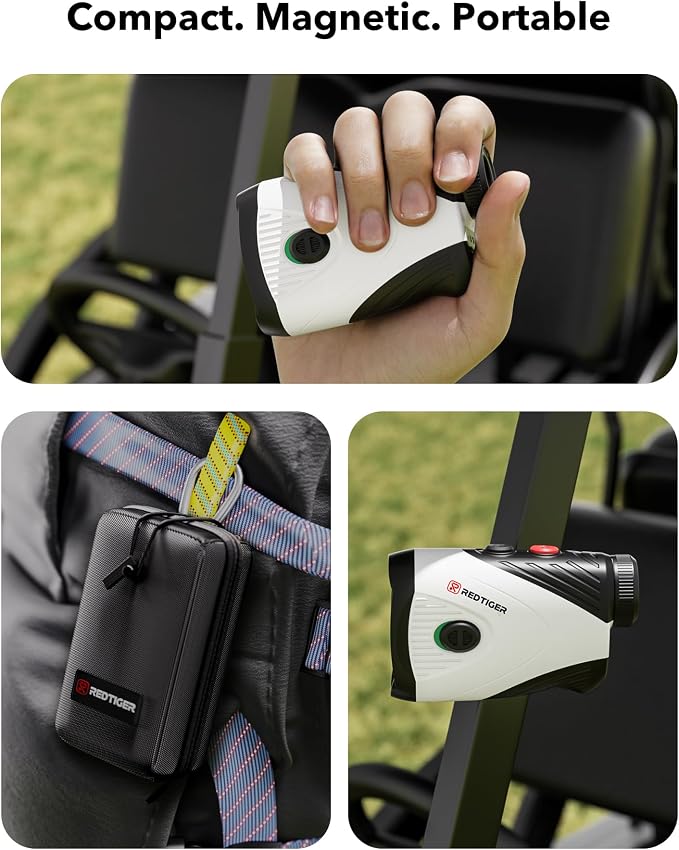 REDTIGER Golf Rangefinder with Slope Switch, 1200 Yards Range Finder Golfing - Image 6