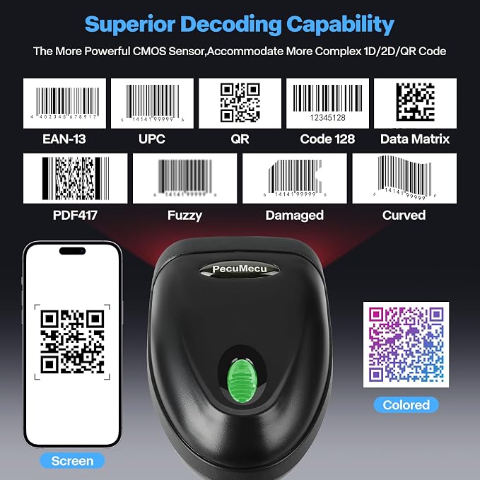 Bluetooth 2D Barcode Scanner - Image 6