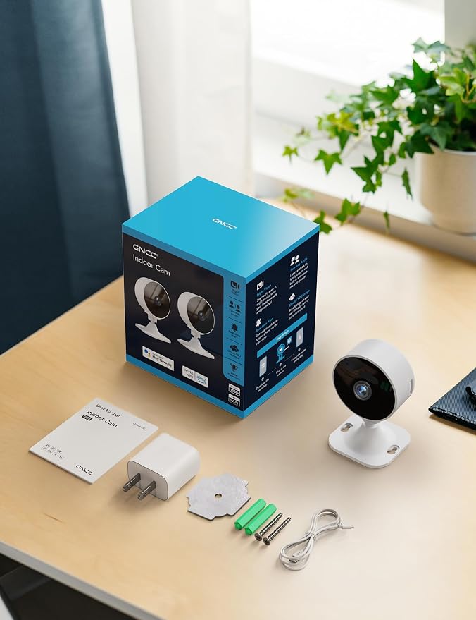 GNCC 2.4GHz Indoor Security Camera, 1080P Home Camera - Image 10