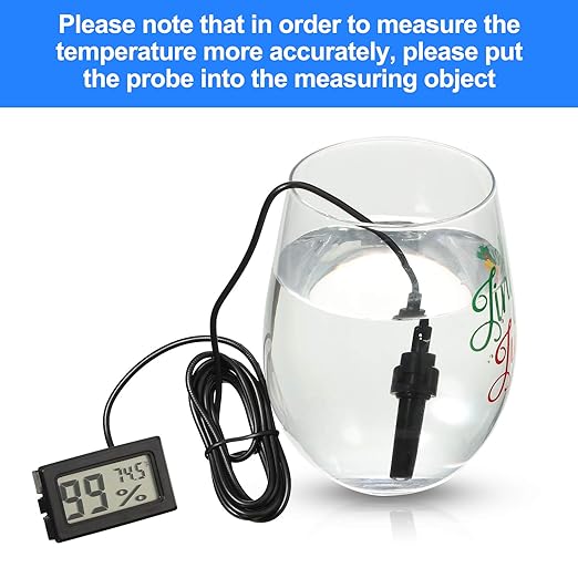 Weewooday Mini Digital Temperature Humidity Meters Gauge - Image 4