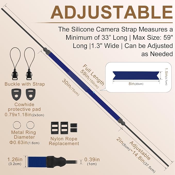 FIEIL Neck Strap Silicone Camera Straps - Image 4