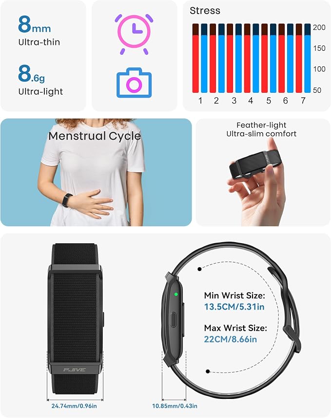 Smart Bracelet, Health Fitness & Activity Tracker - Image 7