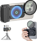 67mm Magnetic Phone Lens Filter Mount + Phone Snap Grip Set by JJC