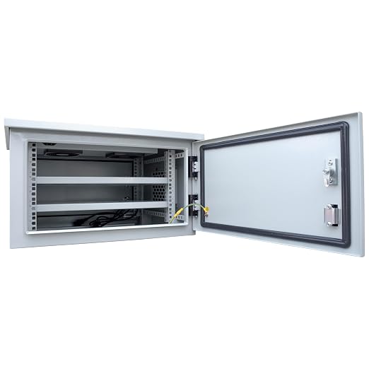 Electriduct 6U Outdoor Cabinet 18 Inch Depth IP55 Weather Resistant Enclosure - Image 2