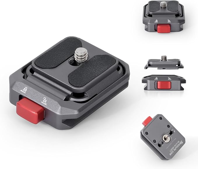 IFOOTAGE Q38 Quick Release Plate, Camera Quick Release Tripod Mount Adapter by IFOOTAGE