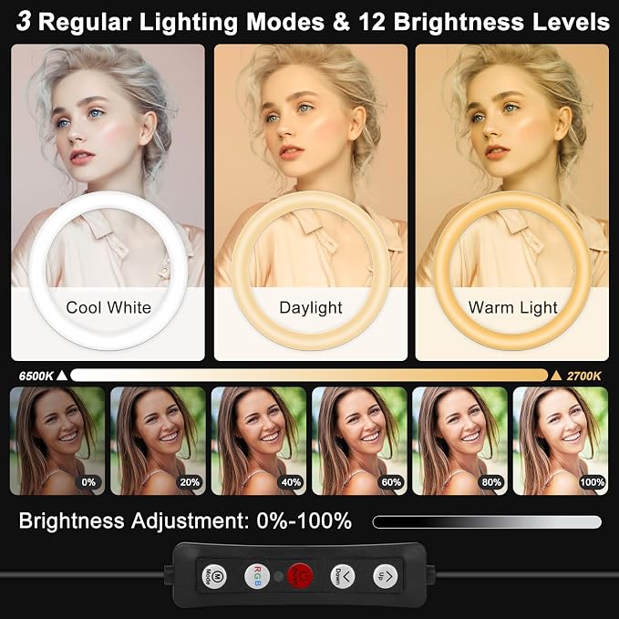  13" Selfie Ring Light - Image 2