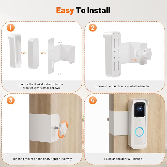 Blink Doorbell Mount, Anti-Theft Camera Mount Bracket - Image 8