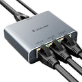 VCELINK Gigabit Ethernet Splitter 1 to 3, 1000Mbps Network Splitter by VCELINK