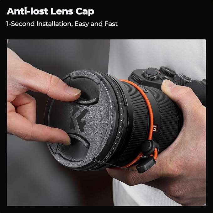 K&F CONCEPT 46mm Variable ND Camera Lens Filter ND2-ND400 + Filter Cap + - Image 5
