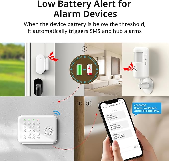 2026 Home Security System, 13 Piece No Monthly Fees - Image 4