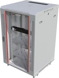 18U Wall Mount Server Rack Cabinet 24” Deep, 19” Network & AV Enclosure by SYSRACKS