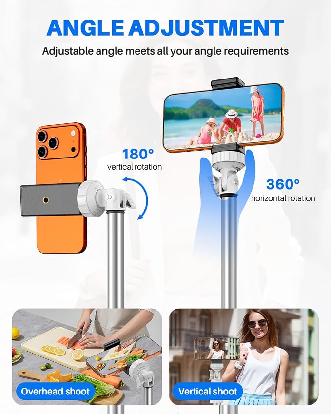 67" Phone Tripod, MIIASI Extendable Tripod - Image 4