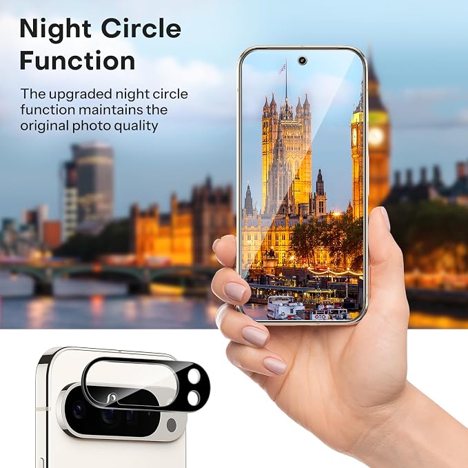OMOTON 3+2 Pack for Google Pixel 10 Pro Screen Protector 6.3 inch, 3 Pack - Image 4