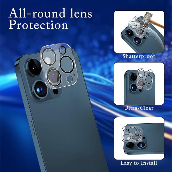 MAYtobe [2+2 Pack Designed for iPhone 12 Pro Max Privacy Screen Protector - Image 4