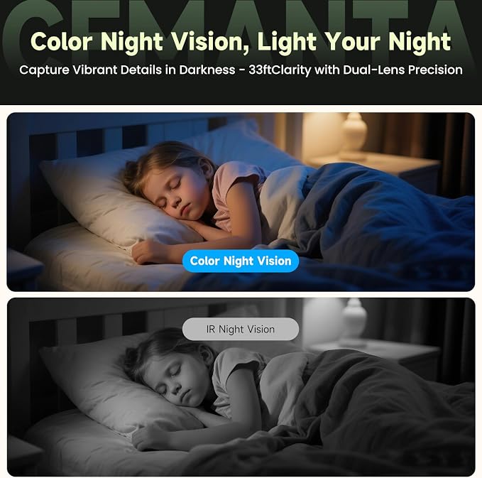 4MP Security Camera Indoor, Free Cloud Storage, Dual-Len Baby & Pet Cam - Image 8