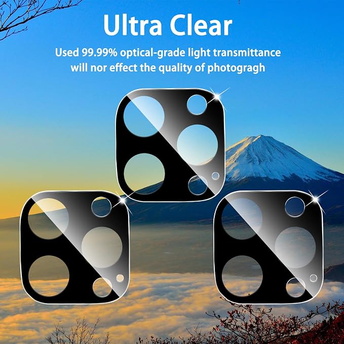 3 Pack Dengduoduo Tempered Glass Camera Lens Protector - Image 3
