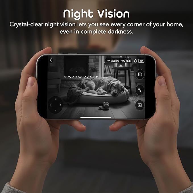 Geeni Sentinel Smart 2K Indoor Security Camera - Image 6