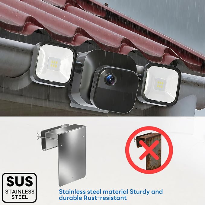 Gutter Mount Kit for Blink Outdoor 4 Floodlight Camera/Blink Out Door 3 - Image 5