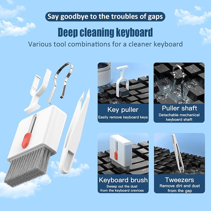 Keyboard Cleaning Kit Laptop Cleaner, 32-in-1 Computer Screen Cleaning Brush - Image 6