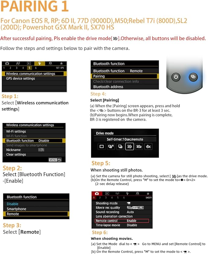 for Canon Wireless Camera Remote Control - Image 7